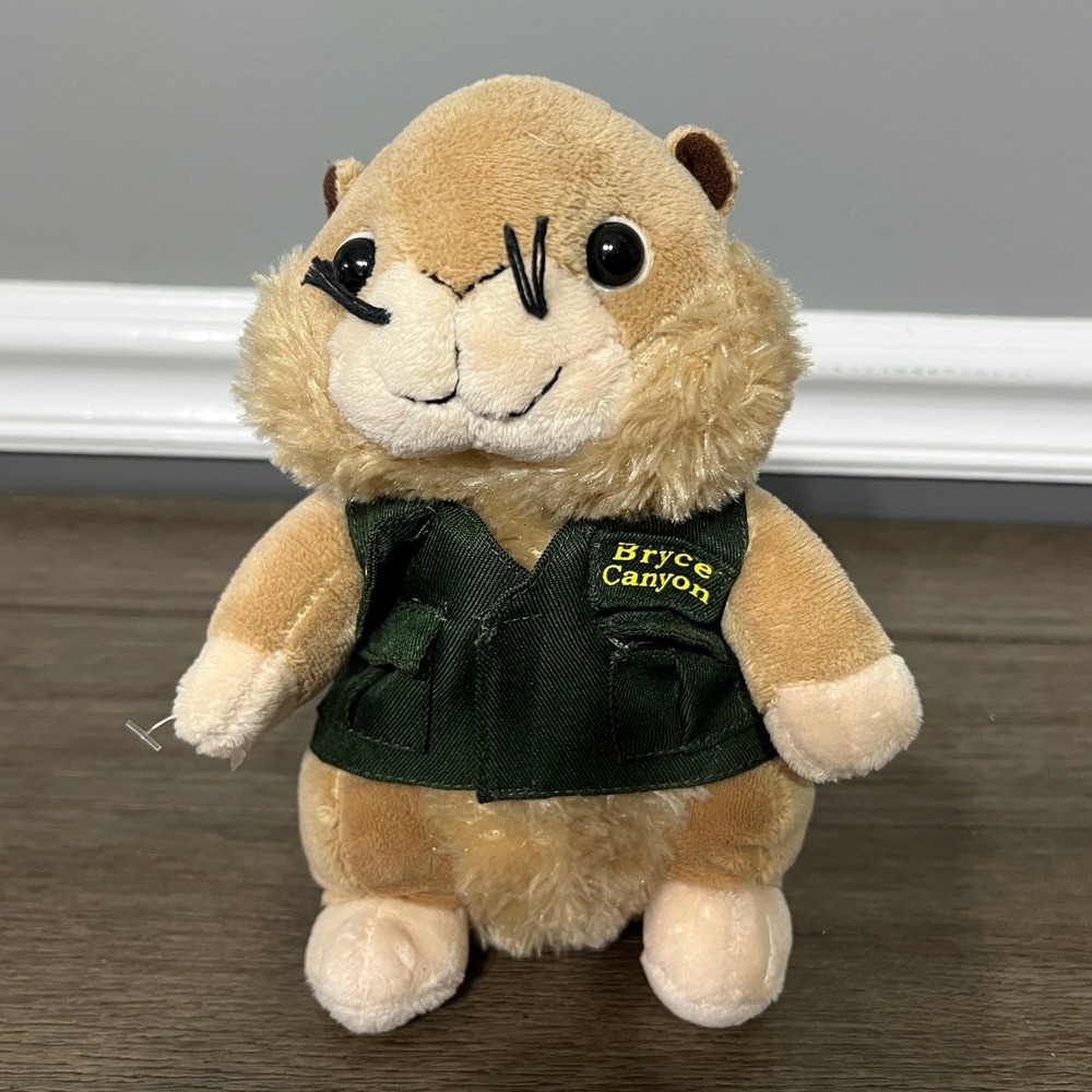 Bryce Canyon Junior Ranger Adopt-A-Prairie Dog Souvenir Plush JAAG Stuffed Toy